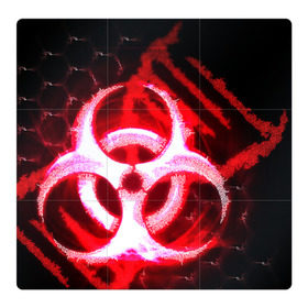 Магнитный плакат 3Х3 с принтом Plague Inc ShB (Oko) в Тюмени, Полимерный материал с магнитным слоем | 9 деталей размером 9*9 см | Тематика изображения на принте: авторская | вирус | знаки | игры | интересная | каракули | круг | лабиринт | линии | мозаика | необычная | око | символы | страшная | туннель | черная | эпидемия