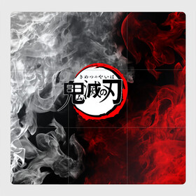 Магнитный плакат 3Х3 с принтом Japanese hierogliphes Steam в Тюмени, Полимерный материал с магнитным слоем | 9 деталей размером 9*9 см | demon slayer | demon slayer: kimetsu no yaiba | kimetsu | kimetsu no yaiba | nezuko | slayer | tanjiro | клинок рассекающий демонов | незуко | танджиро | шинобу кочо