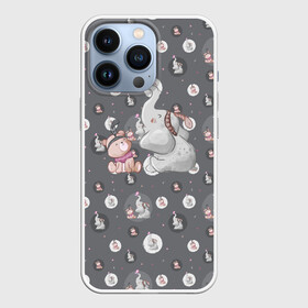 Чехол для iPhone 13 Pro с принтом Слоник в Тюмени,  |  | животные | забавные | медведь | милые | слон