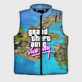 Мужской жилет утепленный 3D с принтом GRAND THEFT AUTO:VICE CITY в Тюмени,  |  | grand theft auto 2 | grand theft auto 3 | grand theft auto v | grand theft auto: san andreas | grand theft auto: vice city | gta 5 | gta online | gta v | город | игры