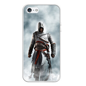 Чехол для iPhone 5/5S матовый с принтом Assassin’s Creed в Тюмени, Силикон | Область печати: задняя сторона чехла, без боковых панелей | asasins | creed | асасинс | ассасин | ассассинс | кредо | крид | криид