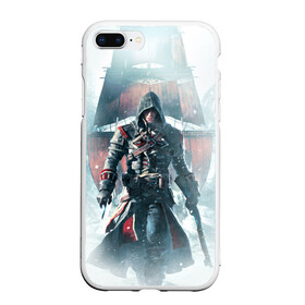 Чехол для iPhone 7Plus/8 Plus матовый с принтом Assassins Creed Rogue в Тюмени, Силикон | Область печати: задняя сторона чехла, без боковых панелей | asasins | creed | асасинс | ассасин | ассассинс | кредо | крид | криид