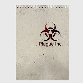 Скетчбук с принтом Plague Inc в Тюмени, 100% бумага
 | 48 листов, плотность листов — 100 г/м2, плотность картонной обложки — 250 г/м2. Листы скреплены сверху удобной пружинной спиралью | biohazard | inc | ndemic creations | plague | plague inc | биологический симулятор | игра | чума | чума инкорпорейтед