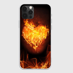 Чехол для iPhone 12 Pro Max с принтом Горячее сердце в Тюмени, Силикон |  | 14 февраля | 8 марта | валентинов день | влюблен | влюбленность | влюбленные | вместе навсегда | горячая | горячий | девушке | день влю | для жены | желание | любимая | любимый | люблю | люблю тебя