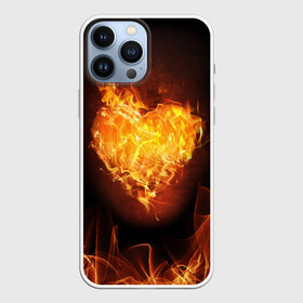 Чехол для iPhone 13 Pro Max с принтом Горячее сердце в Тюмени,  |  | 14 февраля | 8 марта | валентинов день | влюблен | влюбленность | влюбленные | вместе навсегда | горячая | горячий | девушке | день влю | для жены | желание | любимая | любимый | люблю | люблю тебя