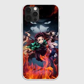 Чехол для iPhone 12 Pro с принтом КЛИНОК РАССЕКАЮЩИЙ ДЕМОНОВ | DEMON SLAYER KIMETSU NO YAIBA в Тюмени, силикон | область печати: задняя сторона чехла, без боковых панелей | demon slayer | demon slayer: kimetsu no yaiba | kimetsu | kimetsu no yaiba | nezuko | slayer | tanjiro | клинок рассекающий демонов | незуко | танджиро | шинобу кочо