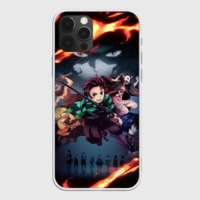 Чехол для iPhone 12 Pro Max с принтом KIMETSU NO YAIBA в Тюмени, Силикон |  | demon slayer | demon slayer: kimetsu no yaiba | kimetsu | kimetsu no yaiba | nezuko | slayer | tanjiro | клинок рассекающий демонов | незуко | танджиро | шинобу кочо