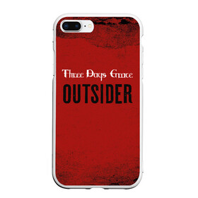 Чехол для iPhone 7Plus/8 Plus матовый с принтом Three days grace Outsider в Тюмени, Силикон | Область печати: задняя сторона чехла, без боковых панелей | days | grace | outsider | three | аутсайдер