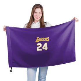 Флаг 3D с принтом Los Angeles Lakers / Kobe Brya в Тюмени, 100% полиэстер | плотность ткани — 95 г/м2, размер — 67 х 109 см. Принт наносится с одной стороны | basketball | espn | kobe | kobe bryant | kobe bryant death | kobe bryant tribute | lakers | los angeles lakers | nba