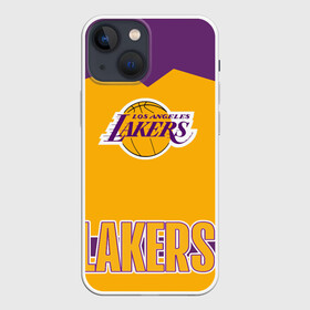 Чехол для iPhone 13 mini с принтом Los Angeles Lakers в Тюмени,  |  | angeles | bryant | kobe | lakers | los | баскетбольный | клуб