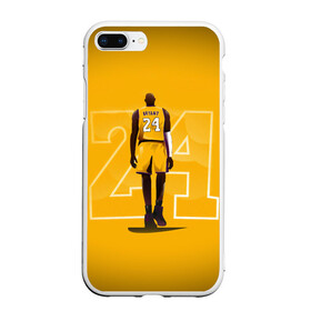 Чехол для iPhone 7Plus/8 Plus матовый с принтом Kobe Bryant в Тюмени, Силикон | Область печати: задняя сторона чехла, без боковых панелей | 24 | basketball | bryant | kobe | kobe bryant | kobe bryant 24 | lakers | los angeles lakers | mamba | баскетбол | кобе 24 | кобе брайант | кобе брайнт | коби брайант | коби брайн | лейкерс | номер 24