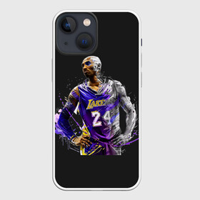 Чехол для iPhone 13 mini с принтом Kobe Bryant в Тюмени,  |  | 08 | 24 | 8 | angeles | basketball | bryant | gigi | goat | kobe | lakers | legend | los | mamba | rip | sport | баскетбол | брайант | коби | легенда | мамба | роспись | спорт