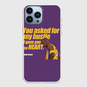 Чехол для iPhone 13 Pro Max с принтом Kobe Bryant в Тюмени,  |  | 08 | 24 | 8 | angeles | basketball | bryant | gigi | goat | kobe | lakers | legend | los | mamba | rip | sport | баскетбол | брайант | коби | легенда | мамба | роспись | спорт