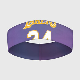 Повязка на голову 3D с принтом Los Angeles Lakers   Kobe Brya в Тюмени,  |  | basketball | espn | kobe | kobe bryant | kobe bryant death | kobe bryant tribute | lakers | los angeles lakers | nba