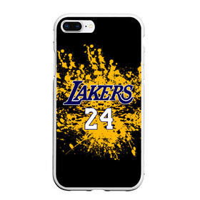 Чехол для iPhone 7Plus/8 Plus матовый с принтом Kobe Bryant в Тюмени, Силикон | Область печати: задняя сторона чехла, без боковых панелей | 24 | kobe | kobe bean bryant | lakers | los angeles | американский баскетболист | баскетбол | баскетболист | коби | коби бин брайант | лейкерс | лос анджелес | нью йорк