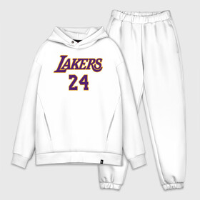 Мужской костюм хлопок OVERSIZE с принтом Kobe Bryant в Тюмени,  |  | 24 | kobe | kobe bean bryant | lakers | los angeles | американский баскетболист | баскетбол | баскетболист | коби | коби бин брайант | лейкерс | лос анджелес | нью йорк