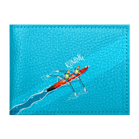Обложка для студенческого билета с принтом Rowers в Тюмени, натуральная кожа | Размер: 11*8 см; Печать на всей внешней стороне | rowing | sport | байдарки | гребец | гребцы | лодки | лодочный спорт | спорт | спортсмен | спортсмены
