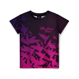 Детская футболка 3D с принтом Three Days Grace в Тюмени, 100% гипоаллергенный полиэфир | прямой крой, круглый вырез горловины, длина до линии бедер, чуть спущенное плечо, ткань немного тянется | Тематика изображения на принте: three days grace