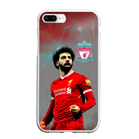 Чехол для iPhone 7Plus/8 Plus матовый с принтом Mohamed Salah в Тюмени, Силикон | Область печати: задняя сторона чехла, без боковых панелей | mohamed salah | англия | ливер | ливерпуль | мохаммед салах | салах | футбол