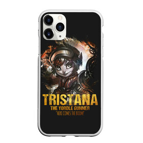 Чехол для iPhone 11 Pro Max матовый с принтом Tristana в Тюмени, Силикон |  | Тематика изображения на принте: jinx | kda | league | lol | moba | pentakill | riot | rise | rus | skins | варвик | варус | воин | легенд | лига | лол | маг | стрелок | танк | чемпион