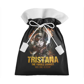 Подарочный 3D мешок с принтом Tristana в Тюмени, 100% полиэстер | Размер: 29*39 см | jinx | kda | league | lol | moba | pentakill | riot | rise | rus | skins | варвик | варус | воин | легенд | лига | лол | маг | стрелок | танк | чемпион