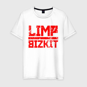 Мужская футболка хлопок с принтом LIMP BIZKIT в Тюмени, 100% хлопок | прямой крой, круглый вырез горловины, длина до линии бедер, слегка спущенное плечо. | dj lethal | limp bizkit | rock | джон отто | лимп бизкит | майк смит | музыка | роб уотерс | рок | сэм риверс | терри бальзамо | уэс борланд | фред дёрст