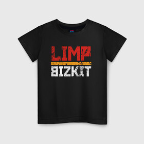 Детская футболка хлопок с принтом LIMP BIZKIT в Тюмени, 100% хлопок | круглый вырез горловины, полуприлегающий силуэт, длина до линии бедер | dj lethal | limp bizkit | rock | джон отто | лимп бизкит | майк смит | музыка | роб уотерс | рок | сэм риверс | терри бальзамо | уэс борланд | фред дёрст