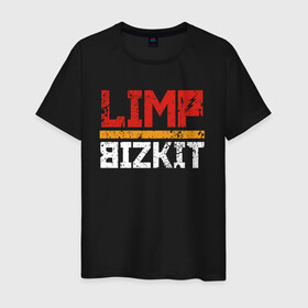 Мужская футболка хлопок с принтом LIMP BIZKIT в Тюмени, 100% хлопок | прямой крой, круглый вырез горловины, длина до линии бедер, слегка спущенное плечо. | dj lethal | limp bizkit | rock | джон отто | лимп бизкит | майк смит | музыка | роб уотерс | рок | сэм риверс | терри бальзамо | уэс борланд | фред дёрст