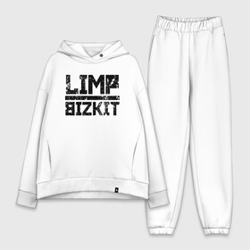 Женский костюм хлопок Oversize с принтом LIMP BIZKIT LOGO | ЛИМП БИЗКИТ ЛОГО (Z) в Тюмени,  |  | dj lethal | limp bizkit | rock | джон отто | лимп бизкит | майк смит | музыка | роб уотерс | рок | сэм риверс | терри бальзамо | уэс борланд | фред дёрст