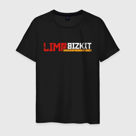 Мужская футболка хлопок с принтом LIMP BIZKIT в Тюмени, 100% хлопок | прямой крой, круглый вырез горловины, длина до линии бедер, слегка спущенное плечо. | dj lethal | limp bizkit | rock | джон отто | лимп бизкит | майк смит | музыка | роб уотерс | рок | сэм риверс | терри бальзамо | уэс борланд | фред дёрст