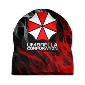 Шапка 3D с принтом UMBRELLA CORP в Тюмени, 100% полиэстер | универсальный размер, печать по всей поверхности изделия | ada wong | biohazard | leon | nemesis | project resistance | raccoon city | re2 | resident evil 2 | rpd | stars | umbrella | ада вонг | амбрелла | немесис | ужасы