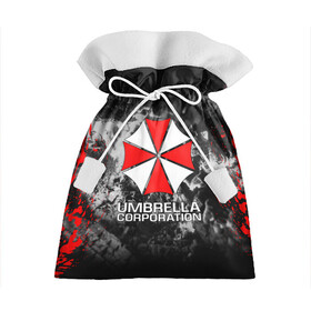 Подарочный 3D мешок с принтом UMBRELLA CORP | АМБРЕЛЛА КОРП в Тюмени, 100% полиэстер | Размер: 29*39 см | ada wong | biohazard | leon | nemesis | project resistance | raccoon city | re2 | resident evil 2 | rpd | stars | umbrella | ада вонг | амбрелла | немесис | ужасы