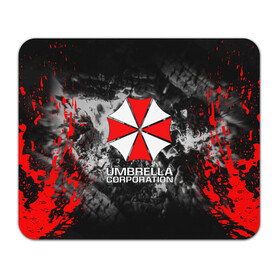 Коврик для мышки прямоугольный с принтом UMBRELLA CORP | АМБРЕЛЛА КОРП в Тюмени, натуральный каучук | размер 230 х 185 мм; запечатка лицевой стороны | ada wong | biohazard | leon | nemesis | project resistance | raccoon city | re2 | resident evil 2 | rpd | stars | umbrella | ада вонг | амбрелла | немесис | ужасы