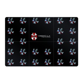 Магнитный плакат 3Х2 с принтом Umbrella Corporation в Тюмени, Полимерный материал с магнитным слоем | 6 деталей размером 9*9 см | апокалипсис | зла | зомби | обитель | твирус
