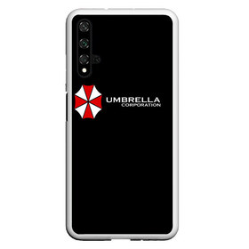 Чехол для Honor 20 с принтом Umbrella Corporation в Тюмени, Силикон | Область печати: задняя сторона чехла, без боковых панелей | Тематика изображения на принте: апокалипсис | зла | зомби | обитель | твирус