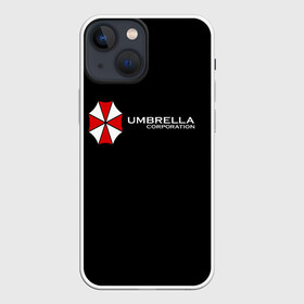 Чехол для iPhone 13 mini с принтом Umbrella Corporation в Тюмени,  |  | Тематика изображения на принте: апокалипсис | зла | зомби | обитель | твирус