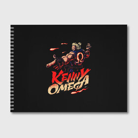 Альбом для рисования с принтом Kenny Omega Street Fighter в Тюмени, 100% бумага
 | матовая бумага, плотность 200 мг. | kennyomega aew streetfighter