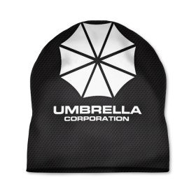 Шапка 3D с принтом Umbrella Corporation в Тюмени, 100% полиэстер | универсальный размер, печать по всей поверхности изделия | corporation | umbrella | umbrella corporation | амбрела | амбрелла корпорейшн | военная корпорация | корпорация | фармацевтическая корпорация