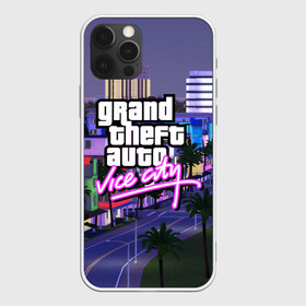 Чехол для iPhone 12 Pro с принтом Grand Theft Auto Vice City в Тюмени, силикон | область печати: задняя сторона чехла, без боковых панелей | grand theft auto 2 | grand theft auto 3 | grand theft auto v | grand theft auto: san andreas | grand theft auto: vice city | gta 1 | gta 2 | gta 3 | gta 4 | gta 5 | gta online | gta v | город | игры