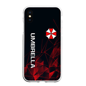 Чехол для iPhone XS Max матовый с принтом UMBRELLA CORP в Тюмени, Силикон | Область печати: задняя сторона чехла, без боковых панелей | ada wong | biohazard | leon | nemesis | project resistance | raccoon city | re2 | resident evil 2 | rpd | stars | umbrella | ада вонг | амбрелла | немесис | ужасы