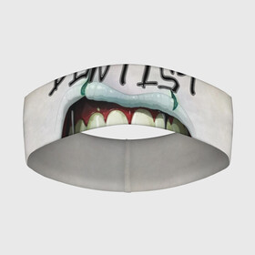 Повязка на голову 3D с принтом Dentist в Тюмени,  |  | blood | dentist | teeth | губы | день стоматолога | зубной | зубы | кровь | подарок | стоматолог
