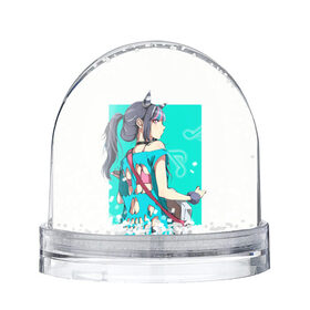 Снежный шар с принтом Ibuki Mioda в Тюмени, Пластик | Изображение внутри шара печатается на глянцевой фотобумаге с двух сторон | danganronpa | ibuki mioda | данганронпа | ибуки миода