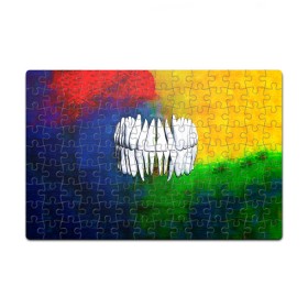 Пазл магнитный 126 элементов с принтом Dentist в Тюмени, полимерный материал с магнитным слоем | 126 деталей, размер изделия —  180*270 мм | blood | dentist | teeth | губы | дантист | день стоматолога | зубной | зубы | кровь | подарок | стоматолог