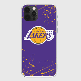 Чехол для iPhone 12 Pro с принтом LA LAKERS в Тюмени, силикон | область печати: задняя сторона чехла, без боковых панелей | america | basketball | kobe bryant | la | la lakers | lakers | los angeles lakers | nba | usa | баскетбол | кобе брайант | лос анджелес лейкерс | нба | сша