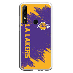 Чехол для Honor P Smart Z с принтом LA LAKERS в Тюмени, Силикон | Область печати: задняя сторона чехла, без боковых панелей | Тематика изображения на принте: america | basketball | kobe bryant | la | la lakers | lakers | los angeles lakers | nba | usa | баскетбол | кобе брайант | лос анджелес лейкерс | нба | сша