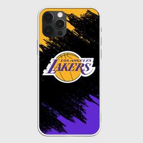 Чехол для iPhone 12 Pro с принтом LA LAKERS в Тюмени, силикон | область печати: задняя сторона чехла, без боковых панелей | america | basketball | kobe bryant | la | la lakers | lakers | los angeles lakers | nba | usa | баскетбол | кобе брайант | лос анджелес лейкерс | нба | сша