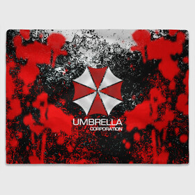 Плед 3D с принтом UMBRELLA CORP в Тюмени, 100% полиэстер | закругленные углы, все края обработаны. Ткань не мнется и не растягивается | biohazard | biohazard 7 | crocodile | fang | game | hand | monster | new umbrella | resident evil | resident evil 7 | umbrella | umbrella corp | umbrella corporation | zombie | обитель