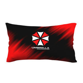 Подушка 3D антистресс с принтом Umbrella Corporation в Тюмени, наволочка — 100% полиэстер, наполнитель — вспененный полистирол | состоит из подушки и наволочки на молнии | Тематика изображения на принте: corp | corporation | resident evil | umbrella | umbrella corporation | зомби апокалипсис | зонт | игра