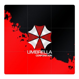 Магнитный плакат 3Х3 с принтом UMBRELLA CORP в Тюмени, Полимерный материал с магнитным слоем | 9 деталей размером 9*9 см | Тематика изображения на принте: biohazard | biohazard 7 | crocodile | fang | game | hand | monster | new umbrella | resident evil | resident evil 7 | umbrella | umbrella corp | umbrella corporation | zombie | обитель