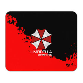 Коврик для мышки прямоугольный с принтом UMBRELLA CORP в Тюмени, натуральный каучук | размер 230 х 185 мм; запечатка лицевой стороны | Тематика изображения на принте: biohazard | biohazard 7 | crocodile | fang | game | hand | monster | new umbrella | resident evil | resident evil 7 | umbrella | umbrella corp | umbrella corporation | zombie | обитель